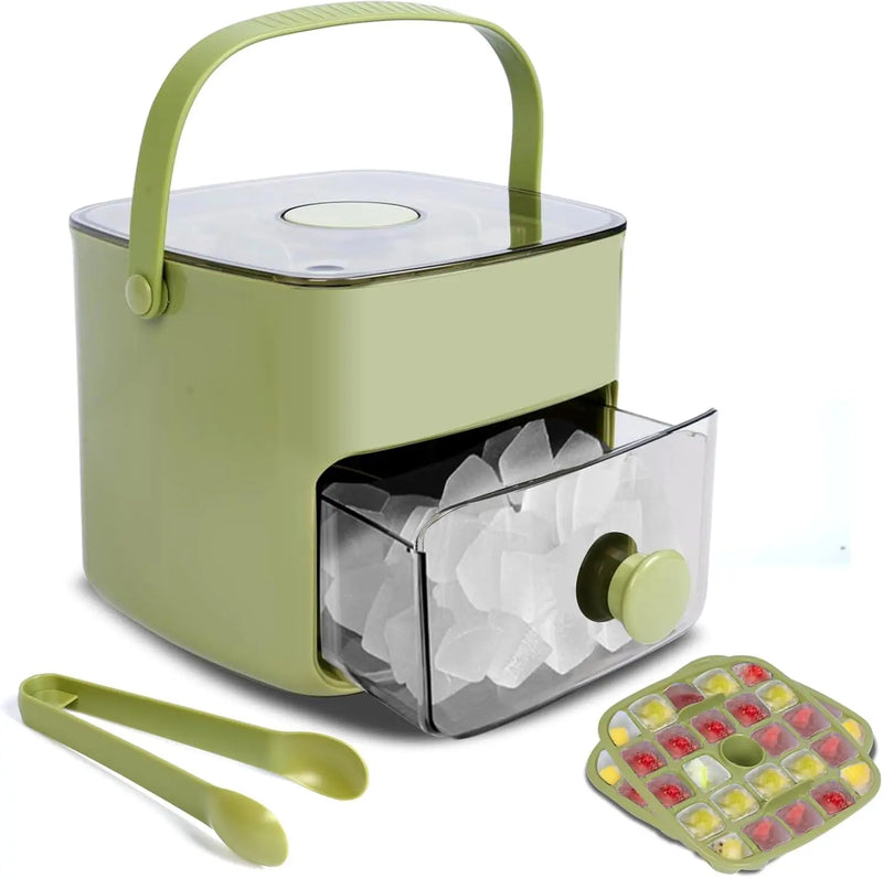 Reusable Ice Cube Maker – Easy Ice Storage Box